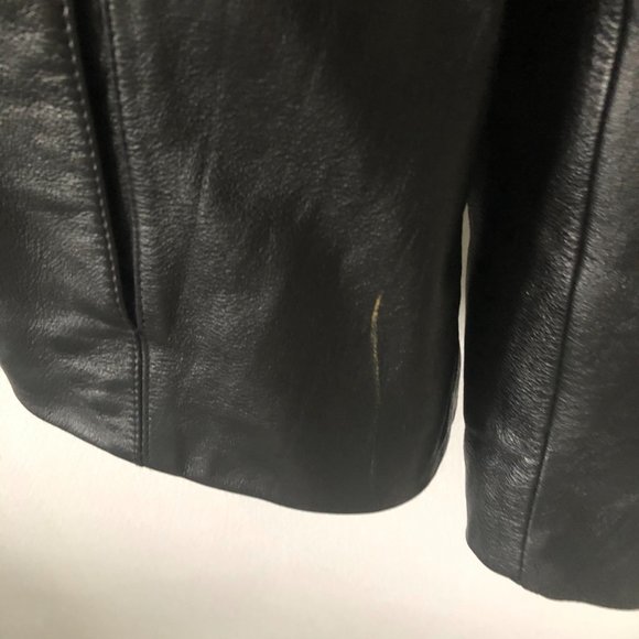 Wilsons Leather Black Leather Jacket Size Small - Picture 5 of 5